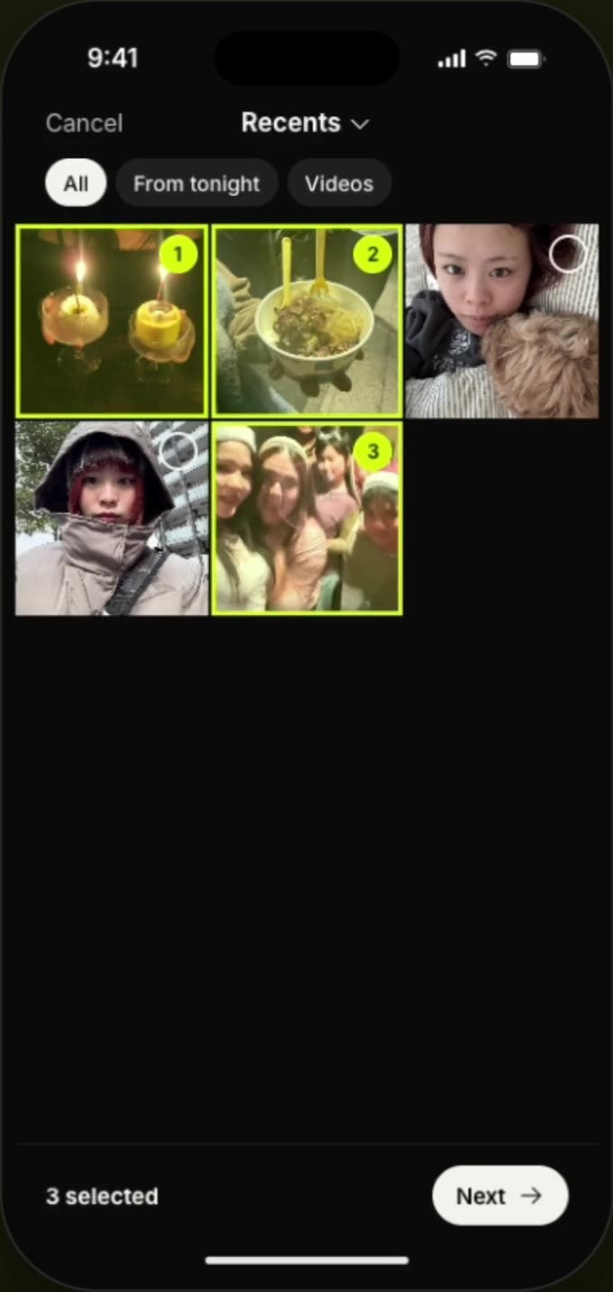 Picking three photos from tonight to add to the album